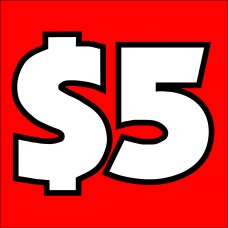 Freight at $5 - Buy in multiples of $5 if your Quoted a Delivery