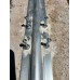 Sliding Blade Picket Batten Sliding Gate Hardware & Roller Kit with Z Channel - Cladded Façade - 7m Roller track