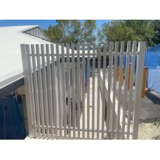 White Batten Fences SQM RATE Hamptons - Architectural - Custom