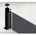 Aluminium Posts - Heavy Duty 100 x 100 x 3.5mm - Full Length 5.4m BLACK or WHITE