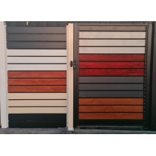 Screen Sample Pack - FREE Delivery - Slat Fencing Screening slats - All 8 colours Samples