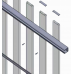 End Caps 65x16mm Slats - Black, Dark Grey or White Blade & Pickets