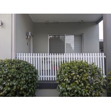 White BATTEN Balcony Railings- 40x40mm - 3 Colours -Custom Sizes SQM Rate White Custom cuts