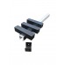 Dark Grey 40x40mm Saddle Bracket - 12-Pack Used for FRONT FACING 40mm rails on Batten Fences