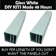 Battens 40x40mm - 5.5m lengths in White - Bulk item & Uncut - Super Heavy Duty