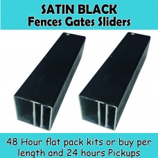 Battens 40x40mm - 5.5m lengths in Black -Bulk item & Uncut - Super Heavy Duty