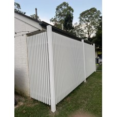 White Hamptons BATTEN Fences- 40x40mm - Custom Cut - SQM Guide