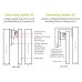 Sliding Blade Picket Batten Sliding Gate Hardware & Roller Kit with Z Channel - Cladded Façade - 7m Roller track