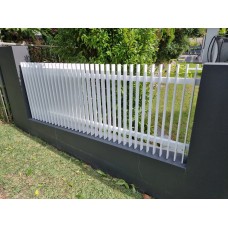 White 65mm Blade Fencing - We cut to you width and heoght 