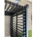 Blade Gates in Monument Dark Grey Contemporary High End Look Custom Sizes